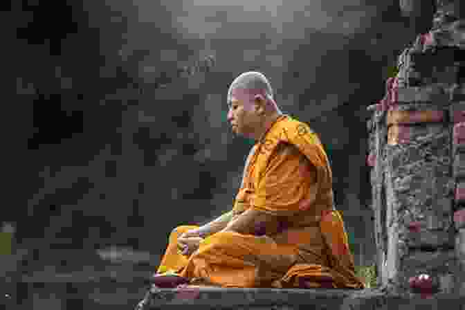 A Buddhist Monk Meditating In A Serene Temple Gleanings In Buddha Fields: Stories Of Hand And Soul In The Far East