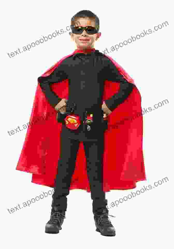 A Child Wearing A Superhero Cape Made Of Red Fabric. Creative Superhero Crochet Ideas: Wonderful Projects And Pattern To Try With Superhero