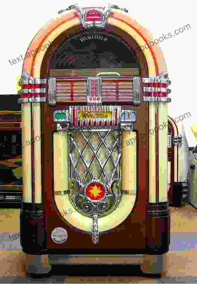 A Classic 1950s Jukebox Playing Rock And Roll Music. Fifties Flashback: A Nostalgia Trip