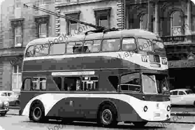 A Color Photograph Of A 1950s Hull Corporation Double Decker Bus. Hull Corporation Buses