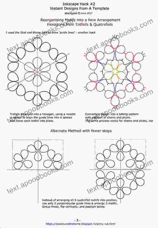 A Diagram Showing How To Create A Tatting Pattern SHUTTLE TATTING BASICS: How To Read A Tatting Diagram Constructing And Creating Your Patterns