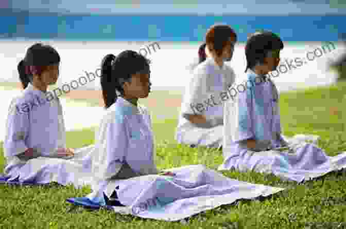 A Group Of People Meditating In A Zen Temple The Essence Of Zen: The Teachings Of Sekkei Harada