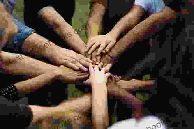 A Group Of People Standing Together In A Circle, Holding Hands There Is Power In A Union