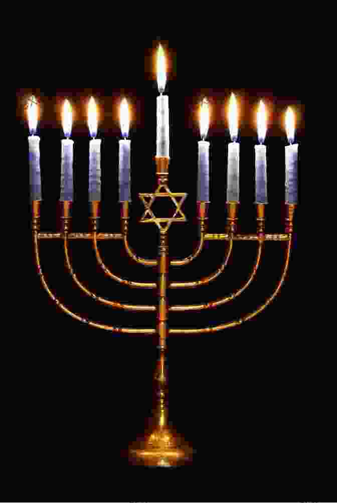 A Knitted Hanukkah Menorah With Nine Branches For Candles Handknit Holidays: Knitting Year Round For Christmas Hanukkah And Winter Solstice