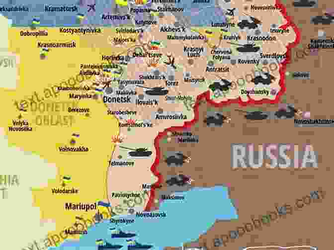 A Map Showing The Front Lines Of The Conflict Between Ukraine And Russia RUSSIA UKRAINE PUTIN ZELENSKYY: Your Essential Uncensored Guide To The Russia Ukraine History And War