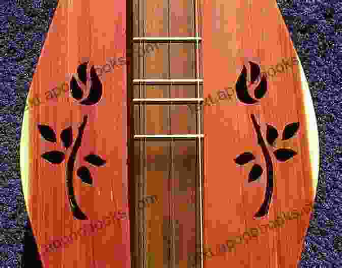 A Mountain Dulcimer Resting On A Bed Of White Roses, Surrounded By Candles And Sheet Music. Wedding Music For The Mountain Dulcimer