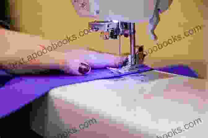 A Person Using A Sewing Machine To Stitch Fabric COMPLETE SEWING GUIDE FOR EVERY BEGINNERS: Sewing Handbook Tips 101