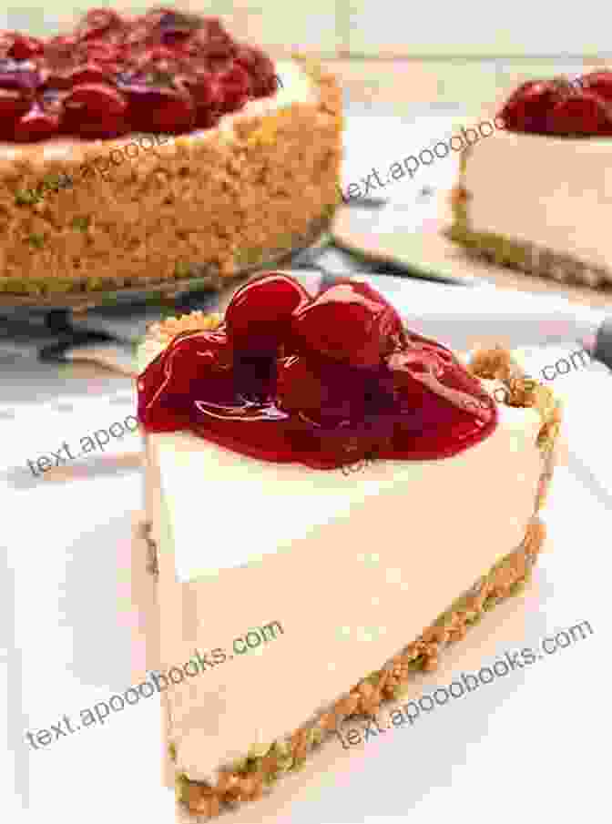 A Photo Of A Slice Of Cheesecake Sitting On A Plate. The Cheesecake Has A Graham Cracker Crust And A Creamy Filling. It Is Topped With A Dollop Of Whipped Cream And A Cherry. Cheesecake With Frederick Douglass (Time Hop Sweets Shop)