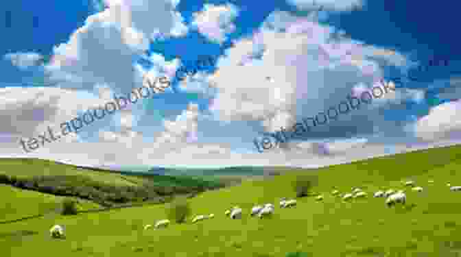 A Picturesque Landscape Of Rolling Hills, Lush Meadows, And Grazing Sheep, Evoking The Idyllic Setting Of Virgil's Eclogues. Virgil S Eclogues Virgil