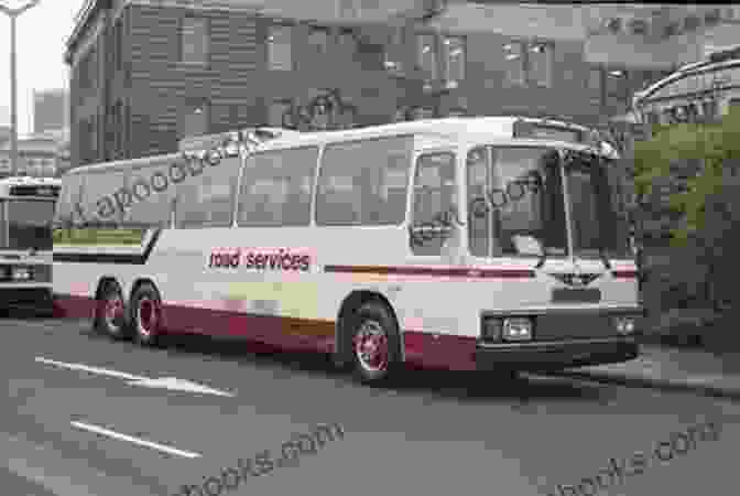 A Road Services Bus Driving Down A Road Isle Of Man Transport: A Colour Journey In Time: Steam Railways Ships And Road Services Buses