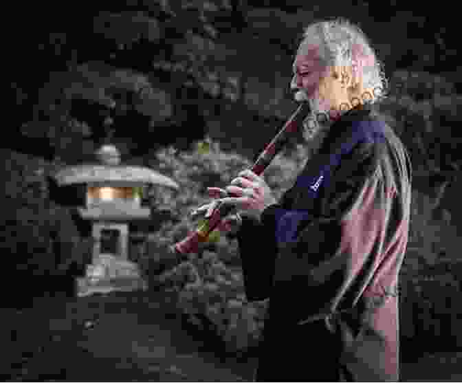 A Shakuhachi Player Performing In A Serene Setting The Single Tone: A Personal Journey Into Shakuhachi Music