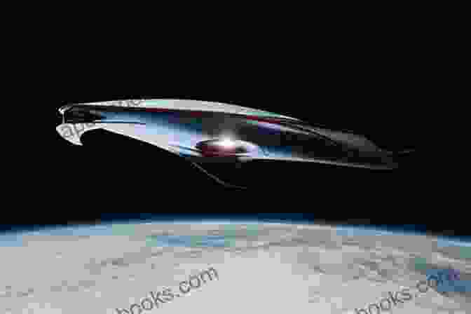 A Sleek Starship Flies Through Space Starship For Sale M R Forbes