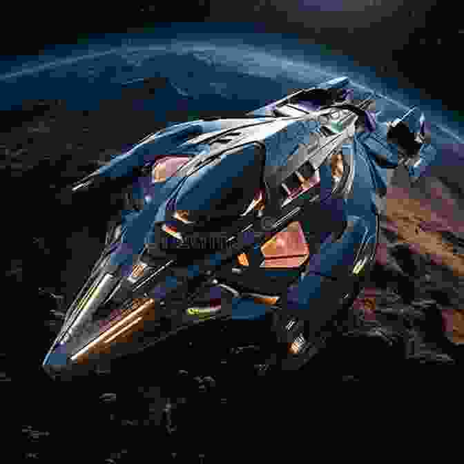 A Spaceship Facing A Vast Cosmic Expanse, Symbolizing The Final Confrontation At The Edge Of Infinity In Book 3: The Edge Of Infinity Wormhole (Behind The Mirror Trilogy 2)