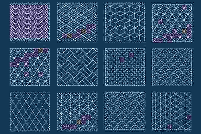 A Variety Of Geometric Sashiko Patterns Sashiko Guide: Learning Sashiko Technique Through These Simple Tutorials