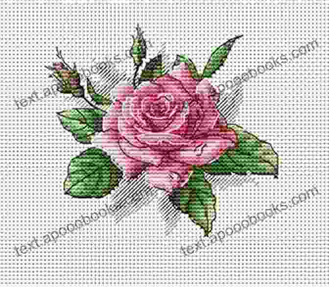 A Vibrant Cross Stitch Pattern Of A Blooming Rose Counted Cross Stitch Pattern: Watercolor Dog #54 Havanese: 183 Watercolor Dog Cross Stitch