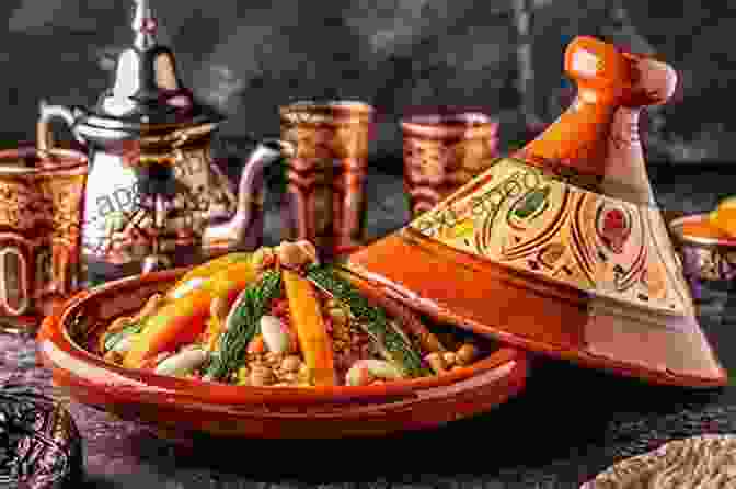 A Vibrant Spread Of Traditional Moroccan Dishes, Including Tagines, Couscous, And Pastilla. Moroccan Cooking Recipes (Ranya 1)