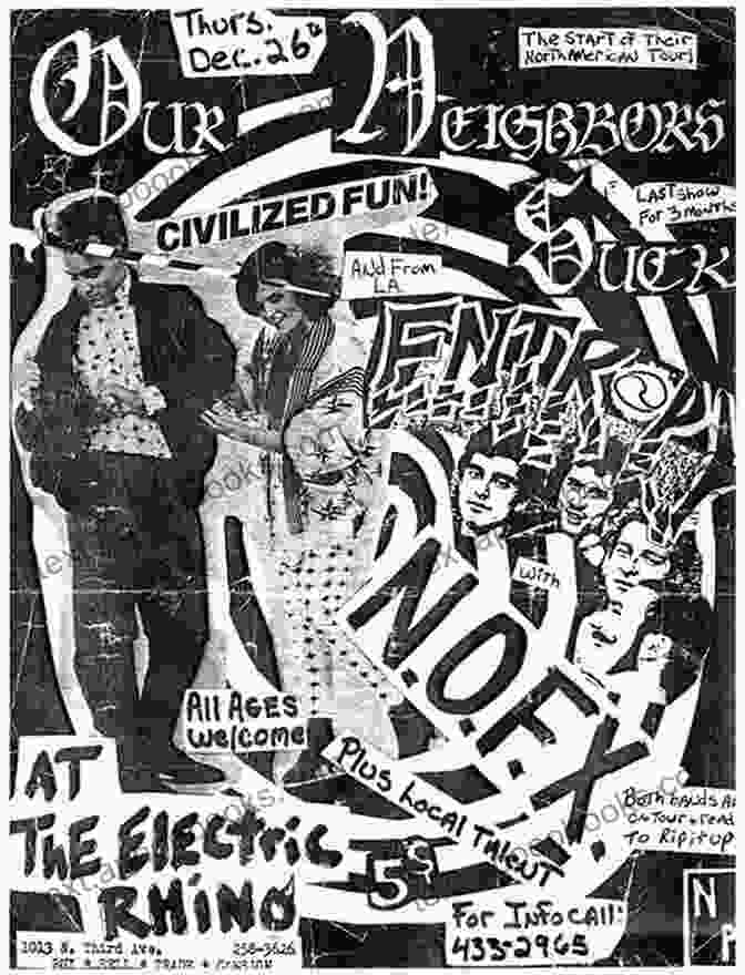 A Vintage Poster Advertising A Punk Show At The Axiom, A Legendary Houston Venue Known For Its DIY Atmosphere And Eclectic Lineups Just A Houston Punk