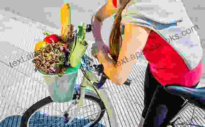 A Woman Riding A Cargo Bike Filled With Groceries On The Lower East Side Bikes Of New York : Images Of Bikes From Manhattan NY