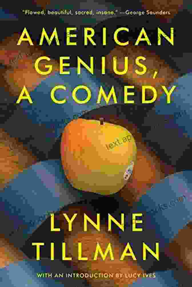 American Genius Comedy Book Cover American Genius A Comedy Lynne Tillman