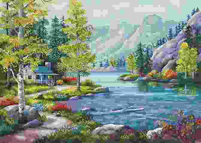 An Intricate Cross Stitch Pattern Of A Majestic Mountain Landscape Counted Cross Stitch Pattern: Watercolor Dog #54 Havanese: 183 Watercolor Dog Cross Stitch