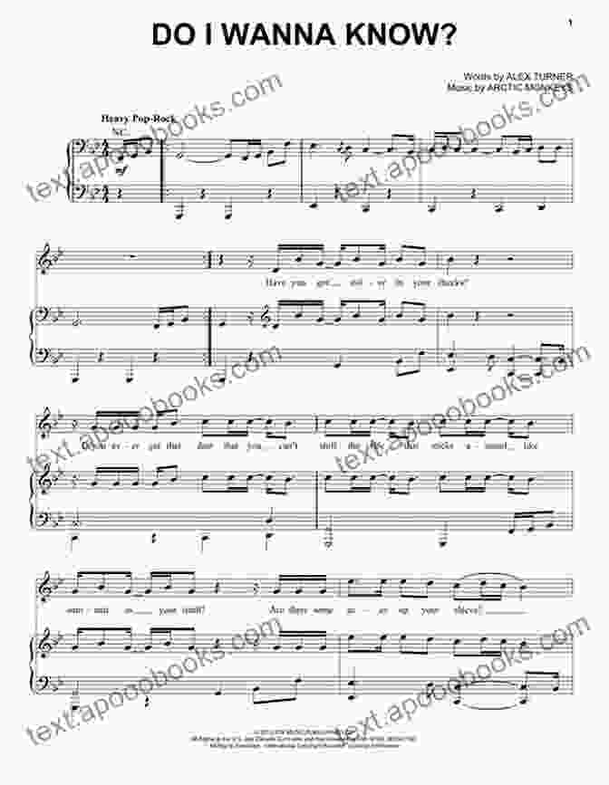 Arctic Monkeys Do I Wanna Know? Sheet Music For Piano 10 For 10 Sheet Music Modern Rock: Easy Piano Solos