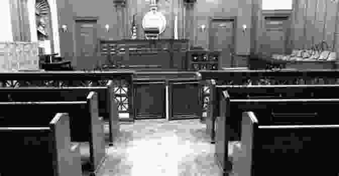 Black And White Photo Of A Courtroom During The Roosevelt Era, With A Defendant Accused Of Espionage Defenseless Under The Night: The Roosevelt Years And The Origins Of Homeland Security