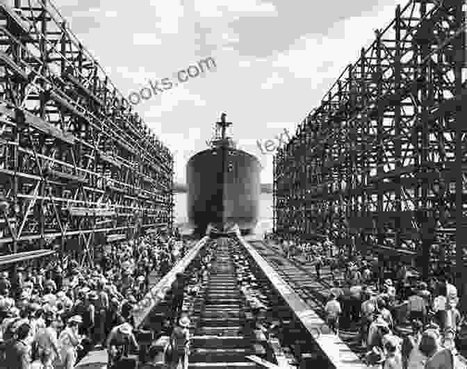 Black And White Photo Of A Shipyard During The Roosevelt Era, With Ships Under Construction Defenseless Under The Night: The Roosevelt Years And The Origins Of Homeland Security