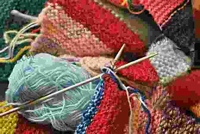 Close Up Of Knitting Needles And Colorful Yarn, Inviting You To Dive Into The Creative World Of Knitting The Knitter: Create Knit Enjoy