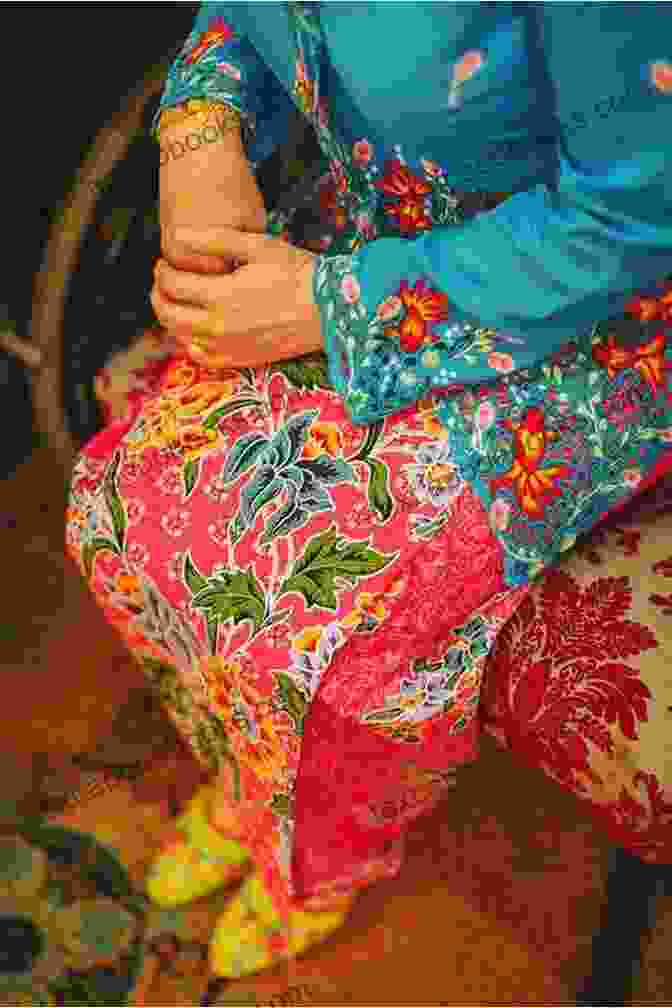 Close Up Of The Intricate Embroidery On A Nyonya Kebaya NYONYA KEBAYA PERANAKAN HERITAGE FASHION