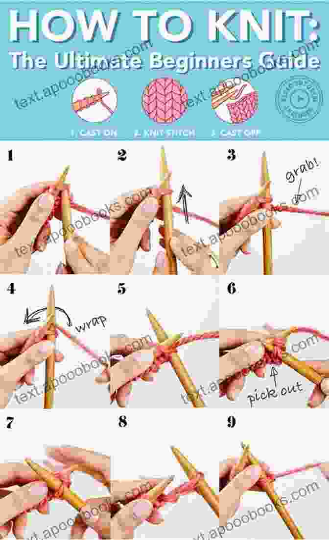 Detailed Illustration Demonstrating How To Create A Knit Stitch. LOOM KNITTING BASICS: Guide On Loom Knitting Basics For Every Beginner