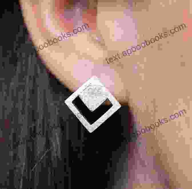 Elegant Square Stitch Earrings Featuring Geometric Patterns And A Polished Finish Bead Weaving And Embroidery With Miyuki Beads: Instructions For Brick Stitch Peyote Stitch Square Stitch And Loom Work 100 Weaving Patterns