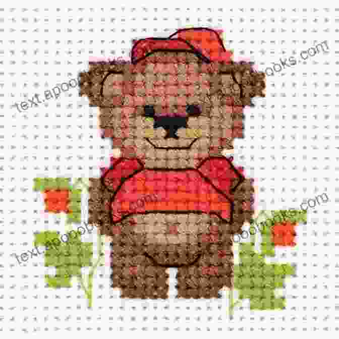 Fantasy Bear Cross Stitch Pattern Featuring A Majestic Bear Amidst A Magical Forest Fantasy Bear Cross Stitch Pattern: Printable PDF Pattern With DMC Floss And 2 Kinds Of Charts