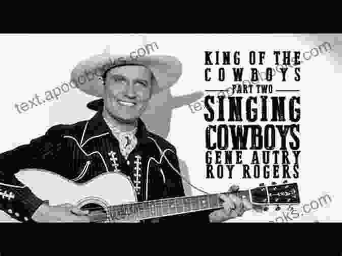 Gene Autry, The King Of The Singing Cowboys, Performing On Stage. Singing Cowboy Stars