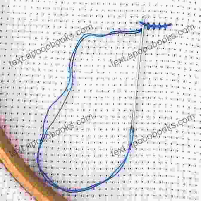 Hands Holding A Needle And Floss, Starting A Cross Stitch Project. THE ULTIMATE CROSS STITCHING GUIDE FOR BEGINNERS: Step By Step Guide To Understanding The Basic Of Cross Stitching