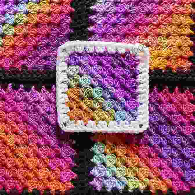 Image Of A C2C Crochet Grid With Squares And Rows Highlighted Fundamentals Of Conner To Conner For Dummies