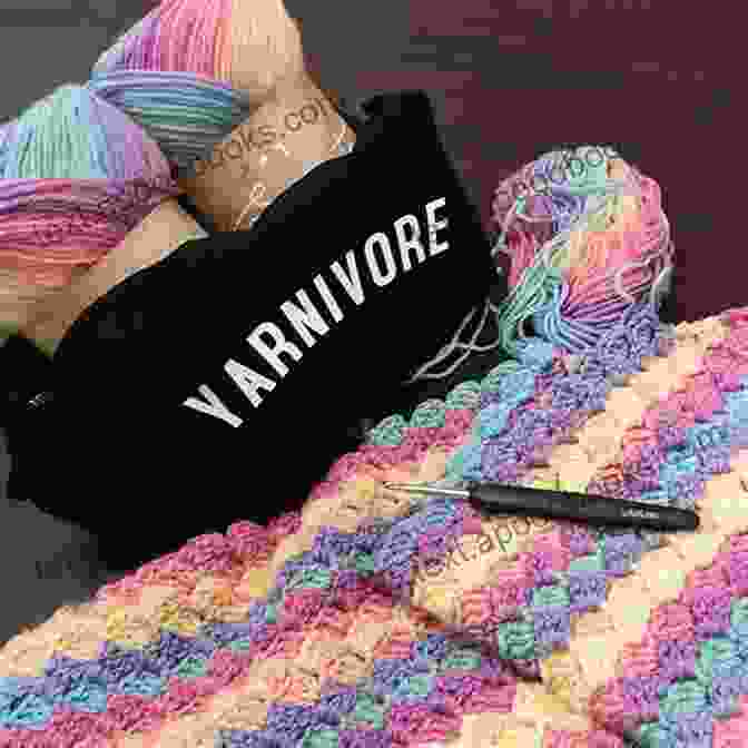 Image Of A C2C Crochet Project With Variegated Yarn And Intricate Patterns Fundamentals Of Conner To Conner For Dummies