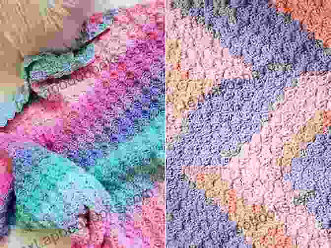 Image Of A Colorful C2C Crochet Afghan With A Geometric Pattern Fundamentals Of Conner To Conner For Dummies