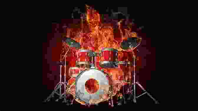 Image Of A Drum Set On Fire Learn To Burn: Drum Set