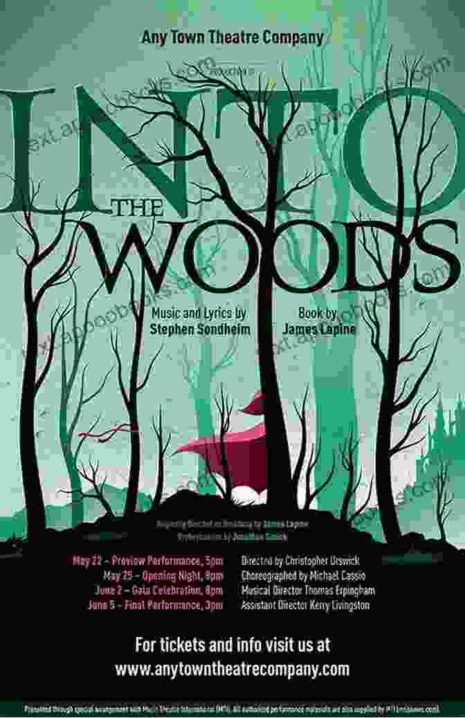 Into The Woods Broadway Musical Poster Into The Woods Stephen Sondheim