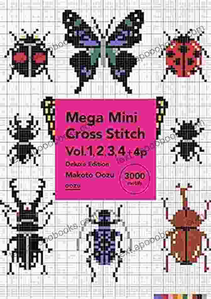 Mega Mini Cross Stitch Vol 4p Deluxe Edition Book Cover Mega Mini Cross Stitch Vol 1 2 3 4+4p Deluxe Edition