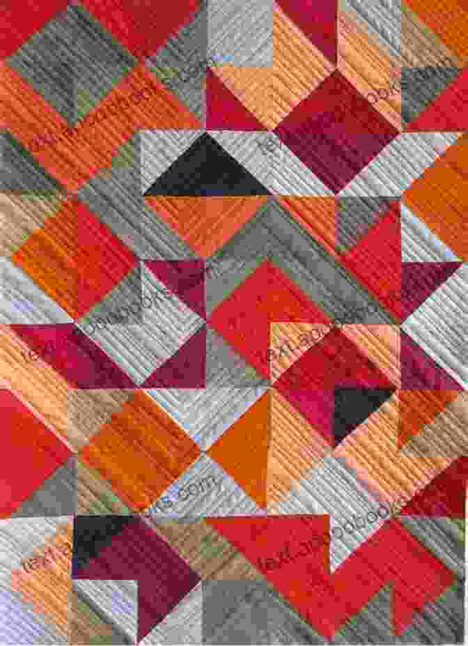 Modern Art Quilt Featuring Bold Geometric Patterns And Metallic Embellishments Art Quilts At Play: Ignite Your Inner Artist Experiment With Surface Design Techniques