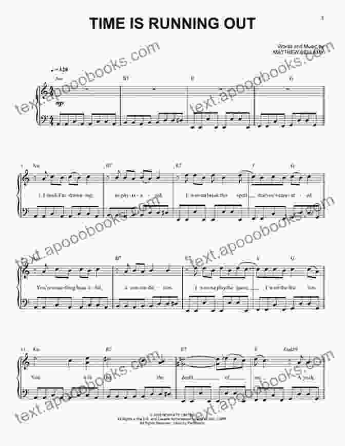 Muse Time Is Running Out Sheet Music For Piano 10 For 10 Sheet Music Modern Rock: Easy Piano Solos