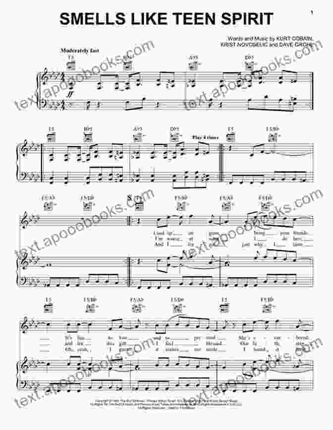 Nirvana Smells Like Teen Spirit Sheet Music For Piano 10 For 10 Sheet Music Modern Rock: Easy Piano Solos