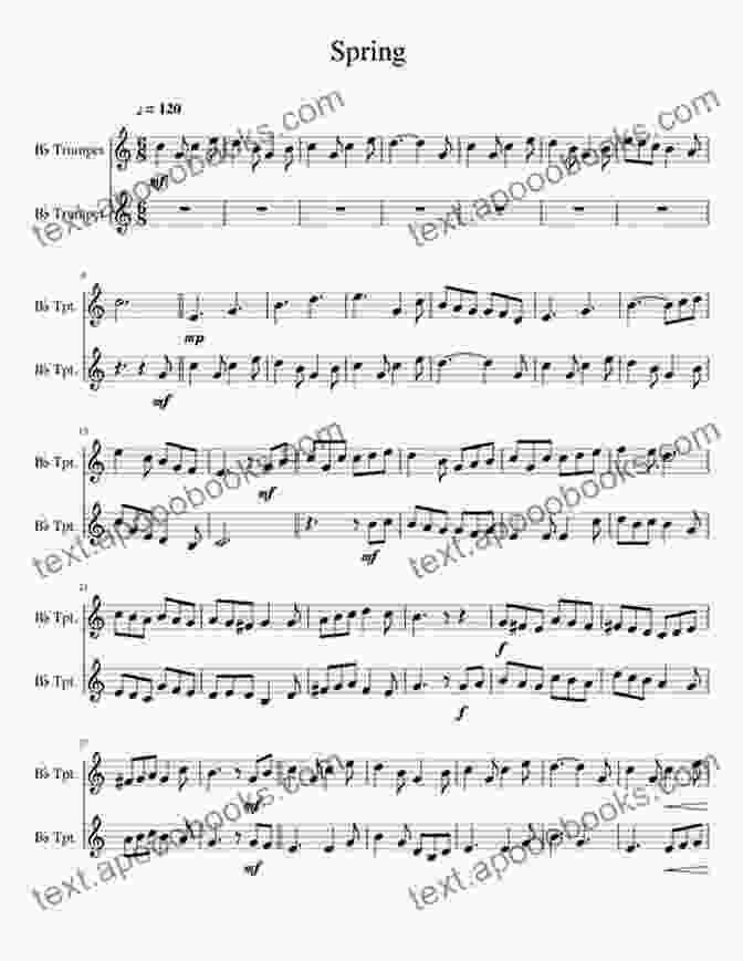 Sheet Music For Trumpet Duos Twelve Duos For Trumpets Based On Armenian Folk Songs