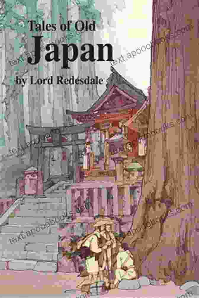 Tales Of Old Japan Annotated Cover Featuring A Traditional Japanese Painting Of A Samurai Warrior And A Geisha Tales Of Old Japan Annotated