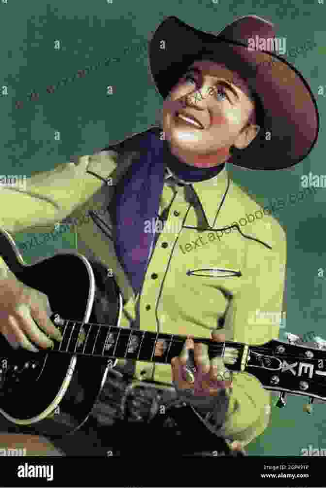 Tex Ritter Performing On Stage, Accompanied By A Guitar. Singing Cowboy Stars