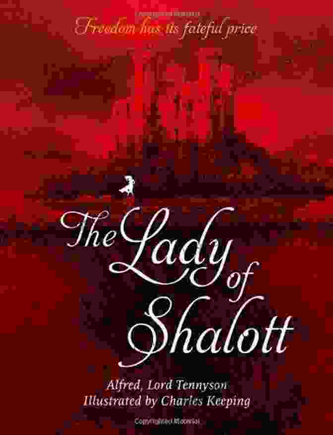 The Lady Of Shalott Oxford Children Classics Book Cover, Featuring A Beautiful Maiden Gazing Out Of A Castle Window At Sir Lancelot Riding By The Lady Of Shalott (Oxford Children S Classics)