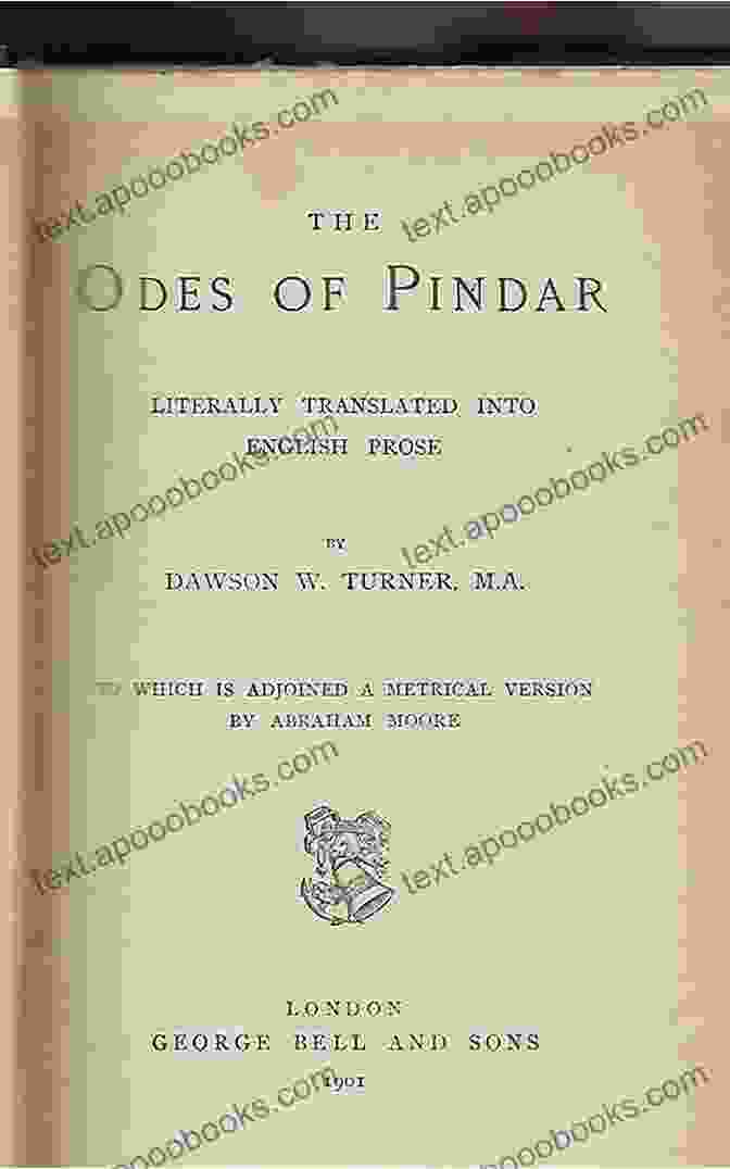 The Odes Of Pindar By Pindar The Odes Of Pindar (Classics)