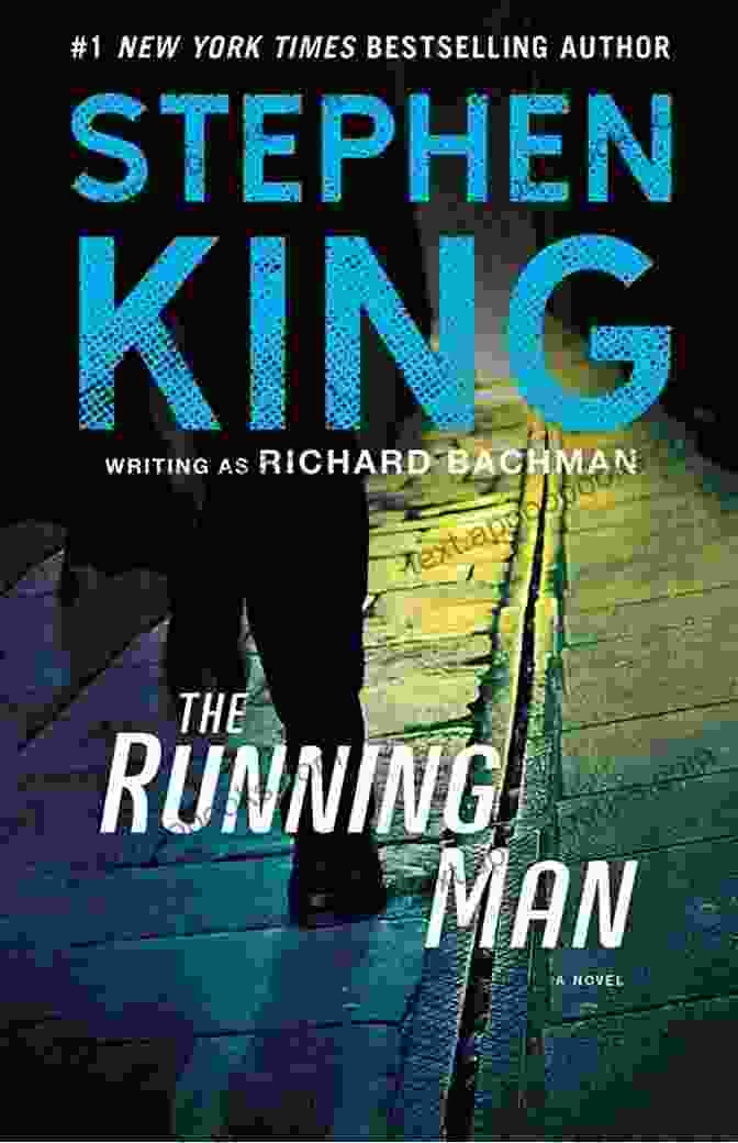 The Running Man Novel Cover: A Man Running Through A Futuristic City, His Expression Determined And Defiant The Running Man: A Novel