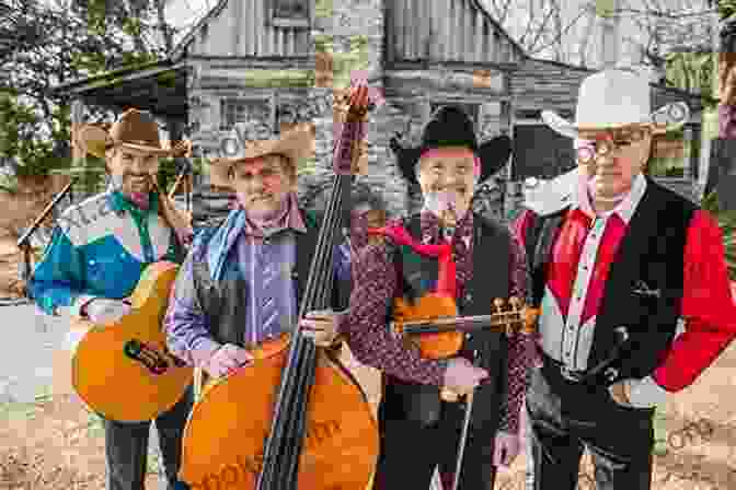 The Sons Of The Pioneers Performing On Stage In Western Attire. Singing Cowboy Stars